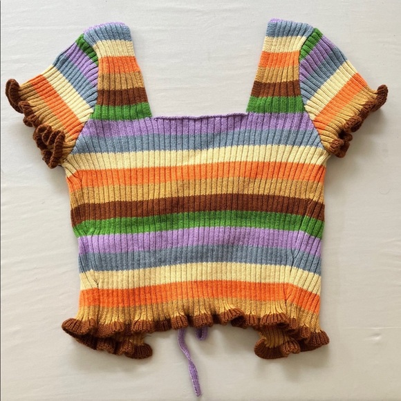 The Ragged Priest Dawn Knit Crop Top - Picture 4 of 5